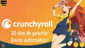 Crunchyroll por 30 dias (Conta privada por 30 dias) - Assinaturas e Premium