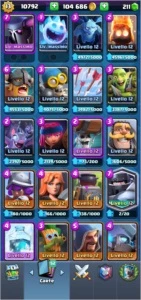 Conta clash royale Lvl. 13 boas cartas full