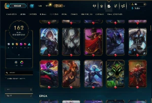 Ferro 2 com TODOS os champs e 162 Skins ( TOP / MID / ADC ) - League of Legends LOL