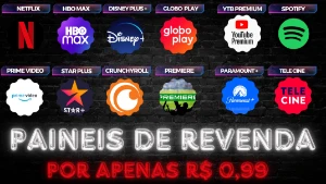 Netflix Paineis De Revenda, Hbo, Prime video, Spotfy, Disney - Outros