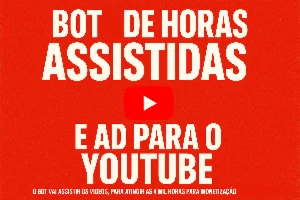 BOT VIEWERS YOUTUBE + AD (Bot pra assistir live + anuncios)