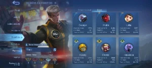 Continha mlb 685 Skins 8 legends 22 collector - Mobile Legends