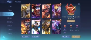 Continha mlb 685 Skins 8 legends 22 collector - Mobile Legends