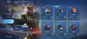 Continha mlb 685 Skins 8 legends 22 collector - Mobile Legends