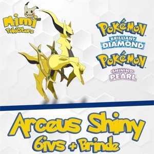 Arceus Shiny (ou normal) Evento 6IVs - Pokémon Diamond Pearl - Outros