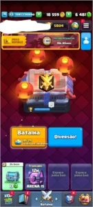 Conta Clash Royale 13 com  mais de 6400 gemas