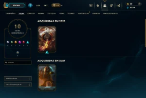 Conta Lol 100% Segura Full Acesso| 9 Skins | Lvl 54 | Unrank - League of Legends