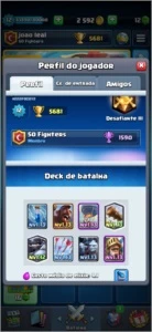 Vendo conta de clash Royale com todas as cartas