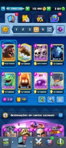 Conta Clash Royale nivel 47 full