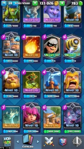 Conta Clash Royale