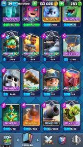 Conta Clash Royale
