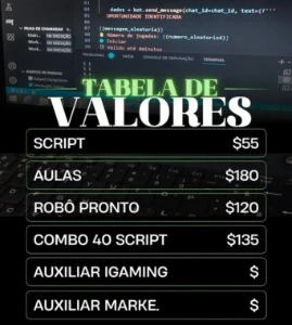 Script para Criar Robô de Sinais de cassino - Outros