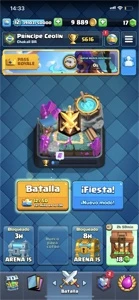 Clash royale nível 12 quase 13 cartas full + de 30 emotes