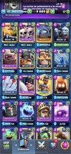 Clash royale nível 12 quase 13 cartas full + de 30 emotes