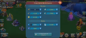 Conta de 292M de poder com pré T5 liberado - Lords Mobile