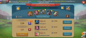 Conta de 292M de poder com pré T5 liberado - Lords Mobile