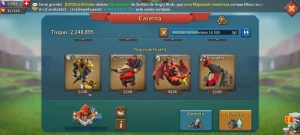 Conta de 292M de poder com pré T5 liberado - Lords Mobile