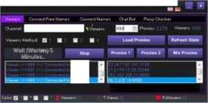 VIEWER BOT PARA TWITCH/YOUTUBE - Softwares e Licenças
