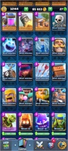 Conta Clash Royale NV 13