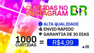 [PROMOÇÃO]✨CURTIDAS BRASILEIRAS NO INSTAGRAM 1K POR R$5,00