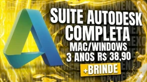 Suite Autodesk Completa Mac/windows - Licenca 3 Anos