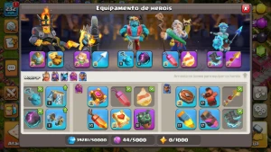 Conta de clash cv 17 full - Clash of Clans