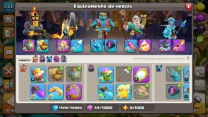 Conta de clash cv 17 full - Clash of Clans