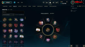conta lol hand lvl com EA skins gold4 mmr plat+ - League of Legends