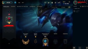 conta lol hand lvl com EA skins gold4 mmr plat+