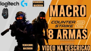 MACRO - Counter Strike 2 + CSGO (VITALICIO) Mouses Logitech