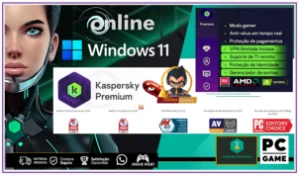 Kaspersky Anti-Vírus + VPN + Firewall + Otimizardor - PC - Softwares e Licenças