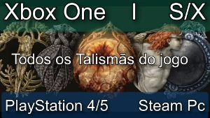 Elden Ring - Todos os Talismãs - Ps4/5, Xbox  S/X, PC Steam