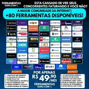 Pacote completo de Ferramentas de Marketing - Assinaturas e Premium