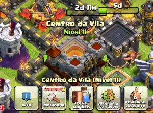 Conta Conta CV11Lendária Semi-Full Clash Of Clans