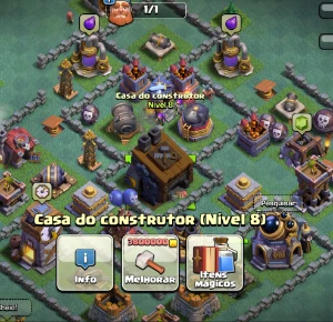 Conta Conta CV11Lendária Semi-Full Clash Of Clans