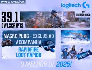 MACRO - PUBG STEAM E PUBG LITE - (VITALICIO) MOUSES LOGITECH
