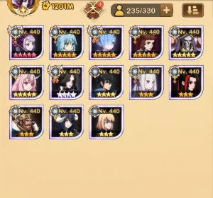 AFK Arena Conta LV 304, 1203M Poder - Outros