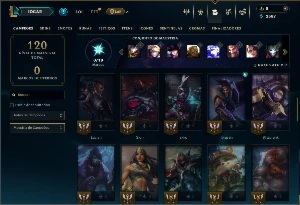 Diamante 3 com 55 Champs e 10 Skins - League of Legends LOL