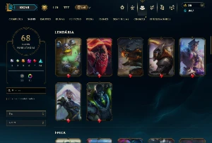 Conta Lol Top Com Varias Prestigios - League of Legends