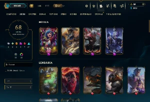 Conta Lol Top Com Varias Prestigios