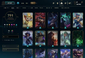 Conta Lol Com 791 Skins Valor 6,324 + Dados de Recuperação.