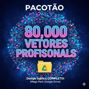 Pacotão 80.000 Vetores Profissionais – Design Gráfico Comple - Others