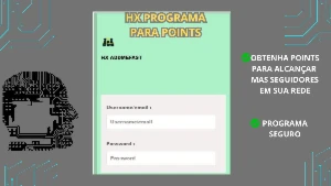 Hx addmefast Points-Programa para obter points