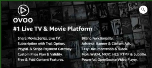 OVOO – Portal de TV e Filmes ao Vivo CMS - Digital Services