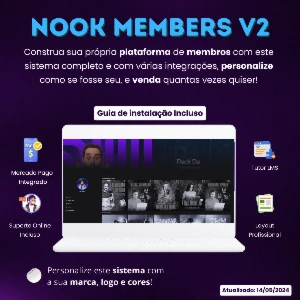 Script Para Area De Membros Nook Members Design Profissional