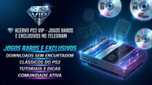 💎 Acervo PS2 VIP – Jogos Raros e Exclusivos no Telegram!