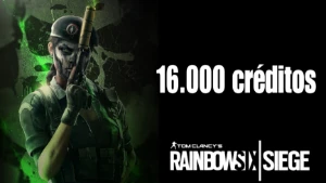 Conta com 16.000 créditos no Rainbow Six Siege