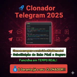 🚀 Clonador de Canais Telegram – Entrega Imediata