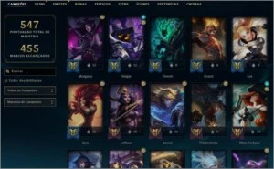 Conta league of legends ouro 1 level 200+ LOL