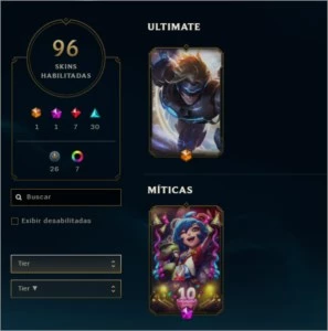 Conta league of legends ouro 1 level 200+ LOL